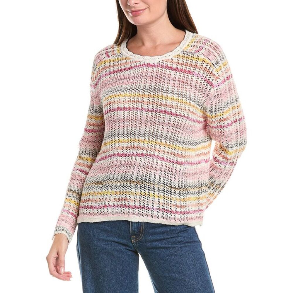 Nic & Zoe Womens Petite Melange Mix Sweater